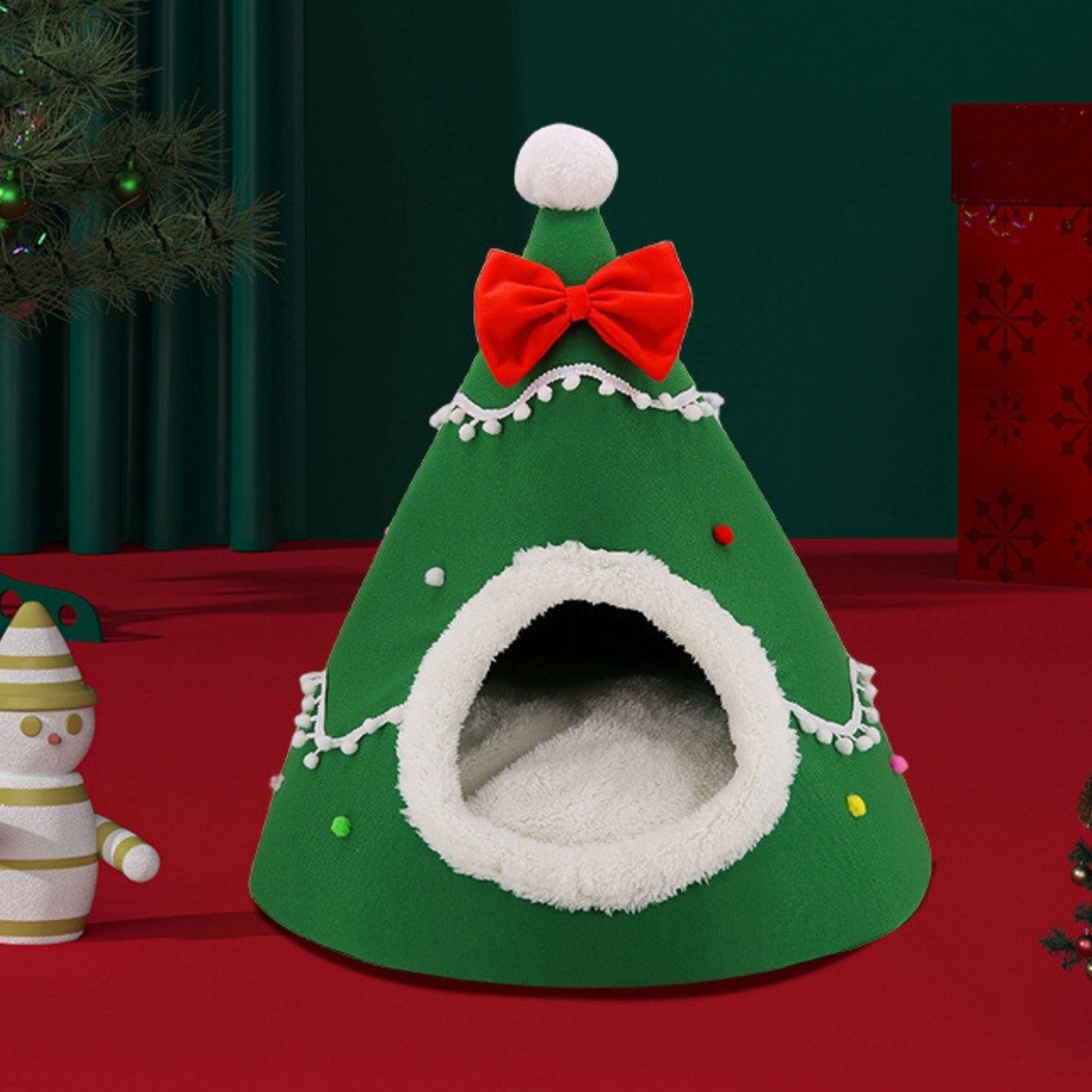 Seasopet Christmas Tree Cat House 48x50cm