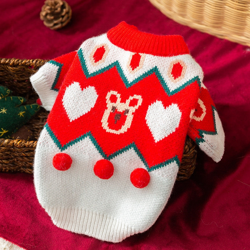 Seasopet Cute Christmas Dress 25x35cm - Small