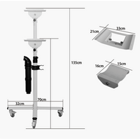 Shernbao Stand and Hard Pipe Combi Set For DHD-2400F/3000F