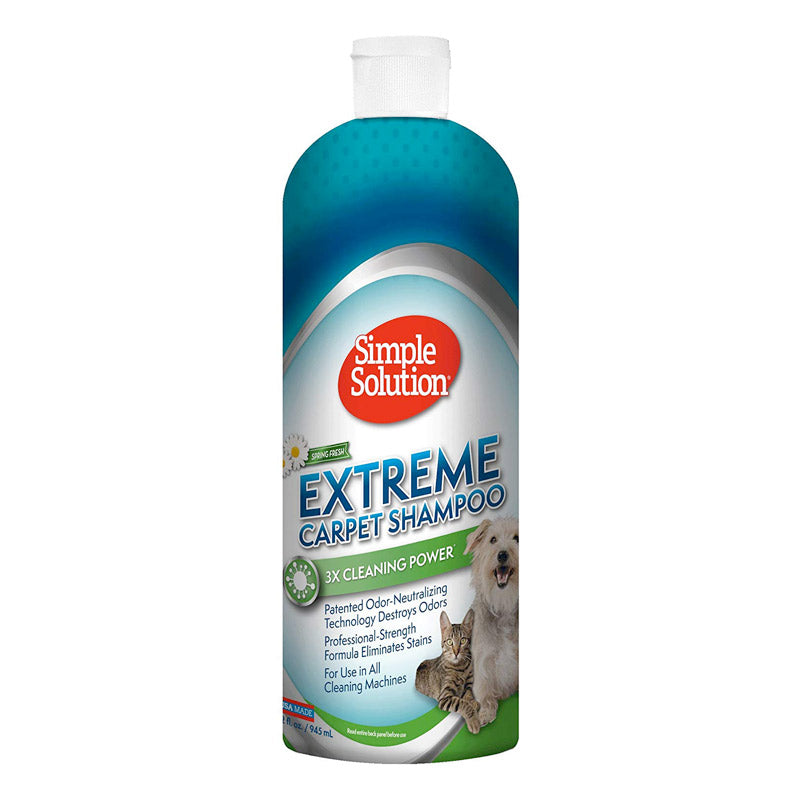 Simple Solution Extreme Carpet Shampoo Pet Stain and Odor Remover, 1 L