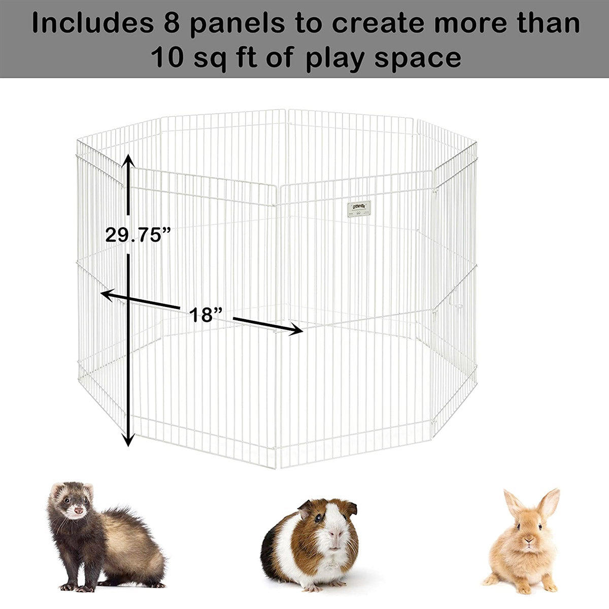 MidWest Critterville® Small Animal Exercise Pen