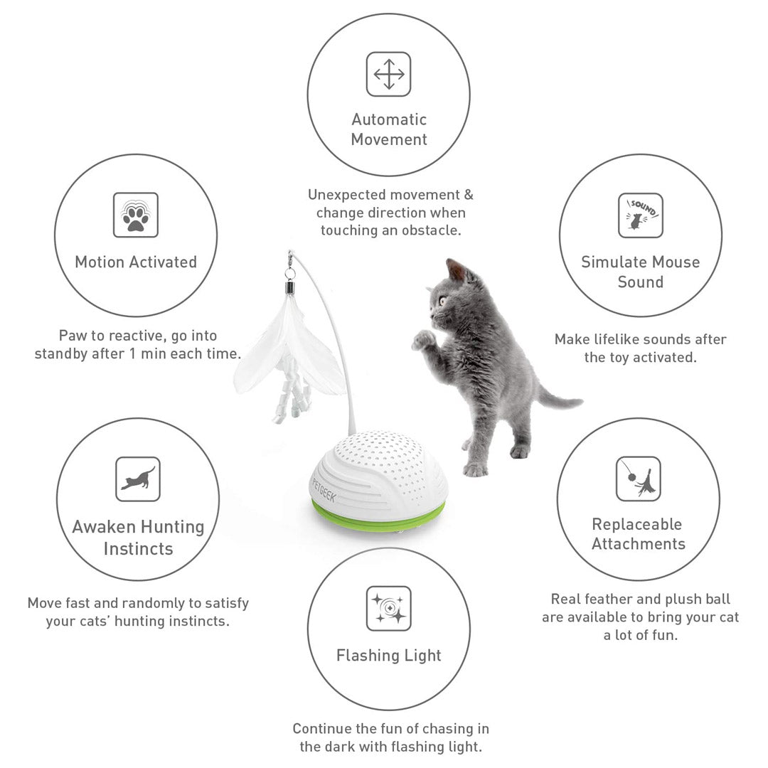 PetGeek Running Smart Cat Toy