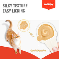 WANPY Lickable Cream Spoon – Chicken For Cat – (16g x 10pcs/box)