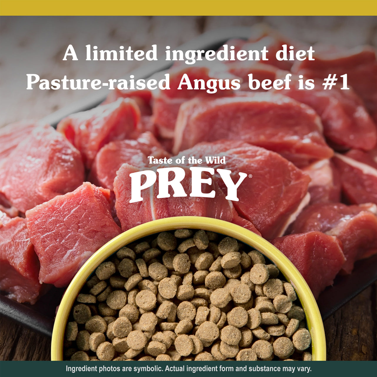 PREY Angus Beef Limited Ingredient Formula for Cats - 6.8kg(15 lbs)