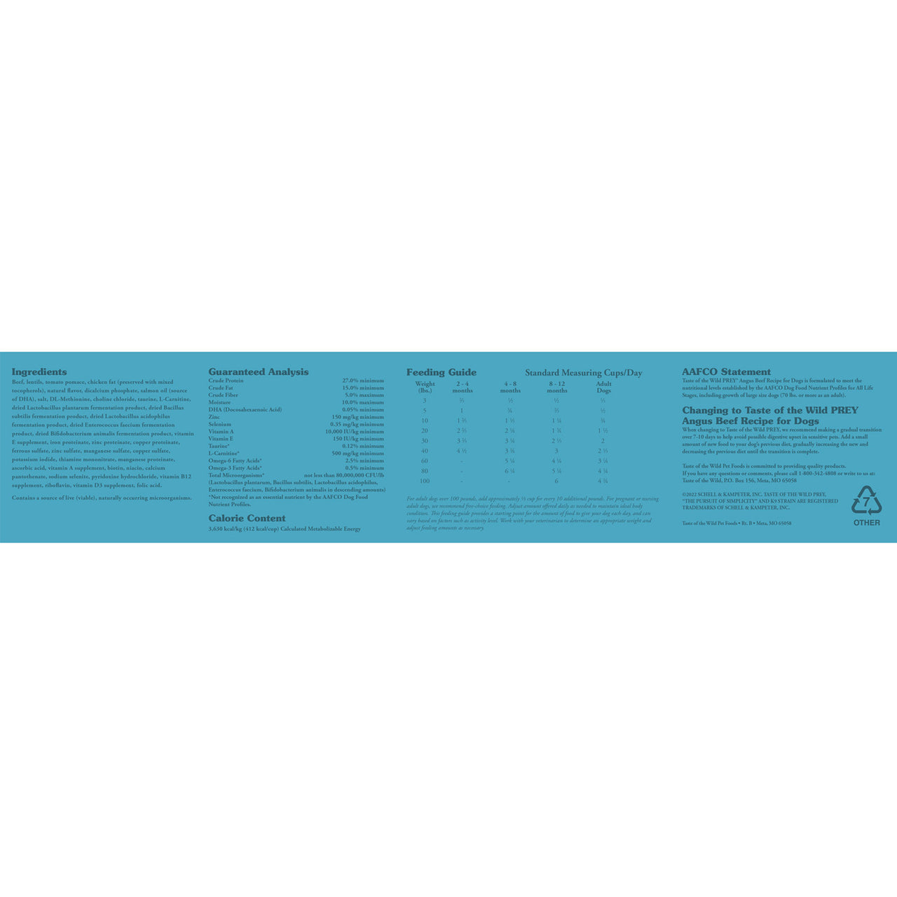 PREY Angus Beef Limited Ingredient Formula - 11.4kg(25 lbs)