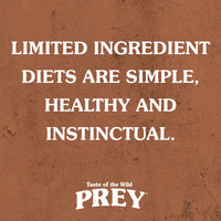 PREY Angus Beef Limited Ingredient Formula for Cats - 2.7kg (6 lbs)