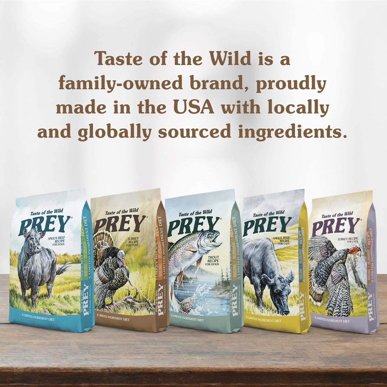 PREY Angus Beef Limited Ingredient Formula for Cats - 2.7kg (6 lbs)