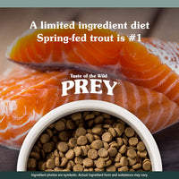 Thumbnail for PREY Trout Limited Ingredient Formula for Dogs - 3.63kg (8 lbs)