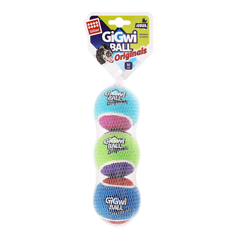 Tennis Ball 3pcs with Different Colour in 1 pack (Medium)