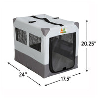 Thumbnail for Canine Camper Sportable Tent Dog Crate, 24″ L X 17.5″ W X 20.25″ H