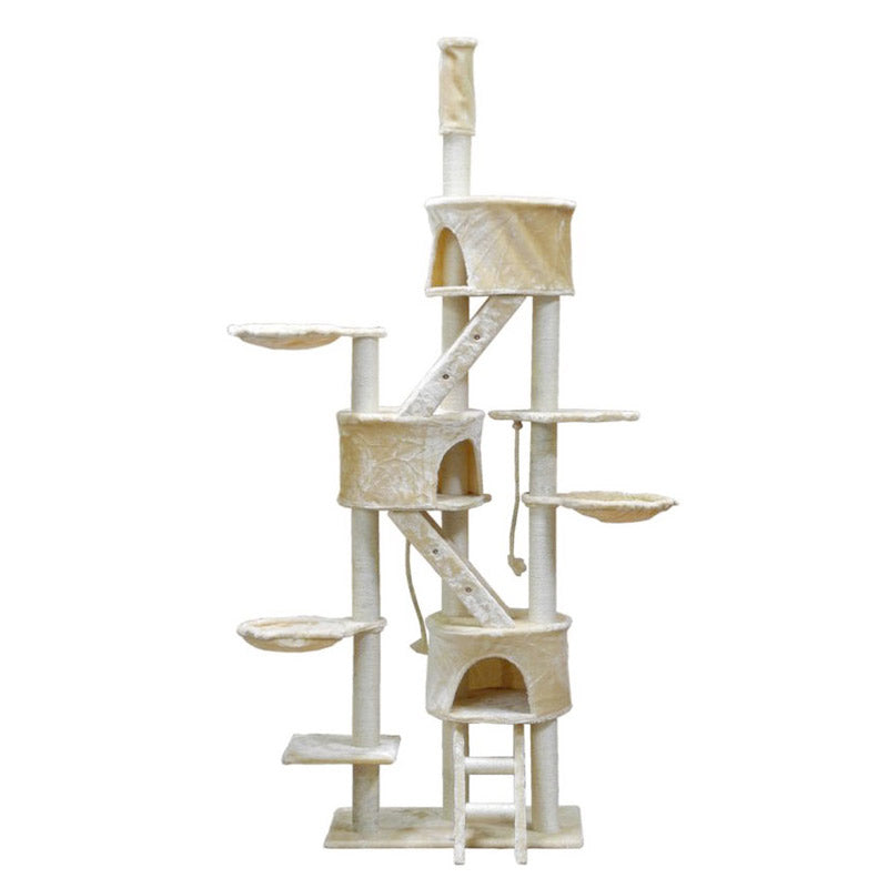 Three Condo Cat Tree Size 127Wx41Lx233-260H