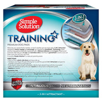 Thumbnail for Simple Solution Premium Dog and Puppy Training Pads – Pack of 100 (Slightly damaged Master Carton)