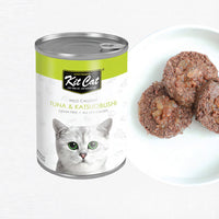 Thumbnail for Kit Cat Wild Caught Tuna with Katsuobushi  Canned Cat Food 400g