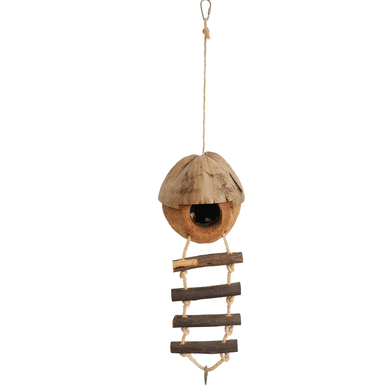 Vanpet Coco House With Ladder Bird Toy 45x13x13cm-BTLB00742