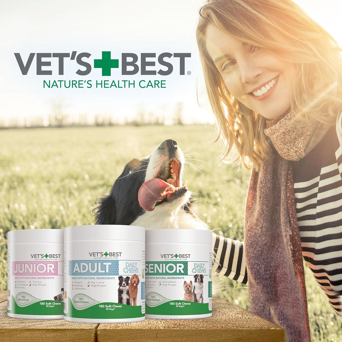 Vet’s Best Daily Chews (180 Soft Chews) – Adult