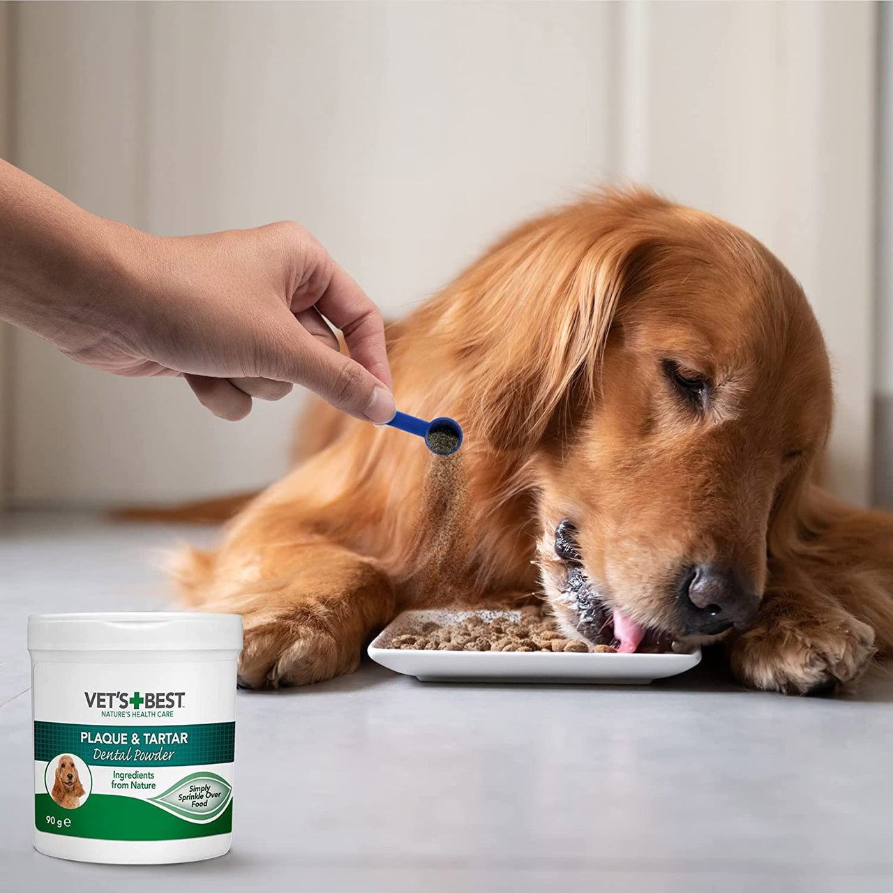 Vet’s Best Advanced Dental Powder for Dogs – 90g