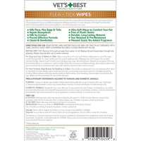 Thumbnail for Vet’s Best Flea + Tick Dog & Cat Wipes, 50 count