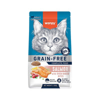 Thumbnail for Wanpy Grain Free Complete Food for Adult Cat – Salmon Recipe - 8Kg