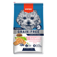 WANPY Grain Free Complete Food For Puppy – Salmon Recipe - 12Kg