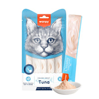 Thumbnail for Wanpy Creamy Lickable Cat Treats – Tuna (14gx5) – 1Box 12pcs