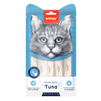 Thumbnail for Wanpy Creamy Lickable Cat Treats – Tuna (14gx5) – 1Box 12pcs