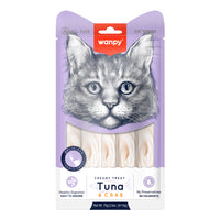 Thumbnail for Wanpy Creamy Lickable Cat Treats – Tuna & Crab (14gx5) – 1Box 12pcs