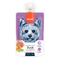 Thumbnail for Wanpy Tasty Meat Paste Duck with Carrot & Pea for Dogs 90g