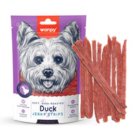 Thumbnail for Wanpy Soft Duck Jerky Strips 100g