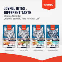 Wanpy Grain Free Complete Food for Kitten – Chicken Recipe - 1.5Kg
