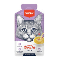 Thumbnail for Wanpy Meat Broth Duck for Cats (50gm) – 1Box 12pcs