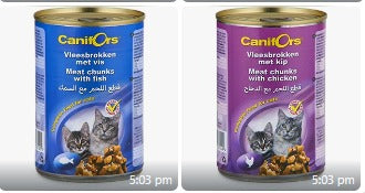 Canifors Cat chunks 410g - fish