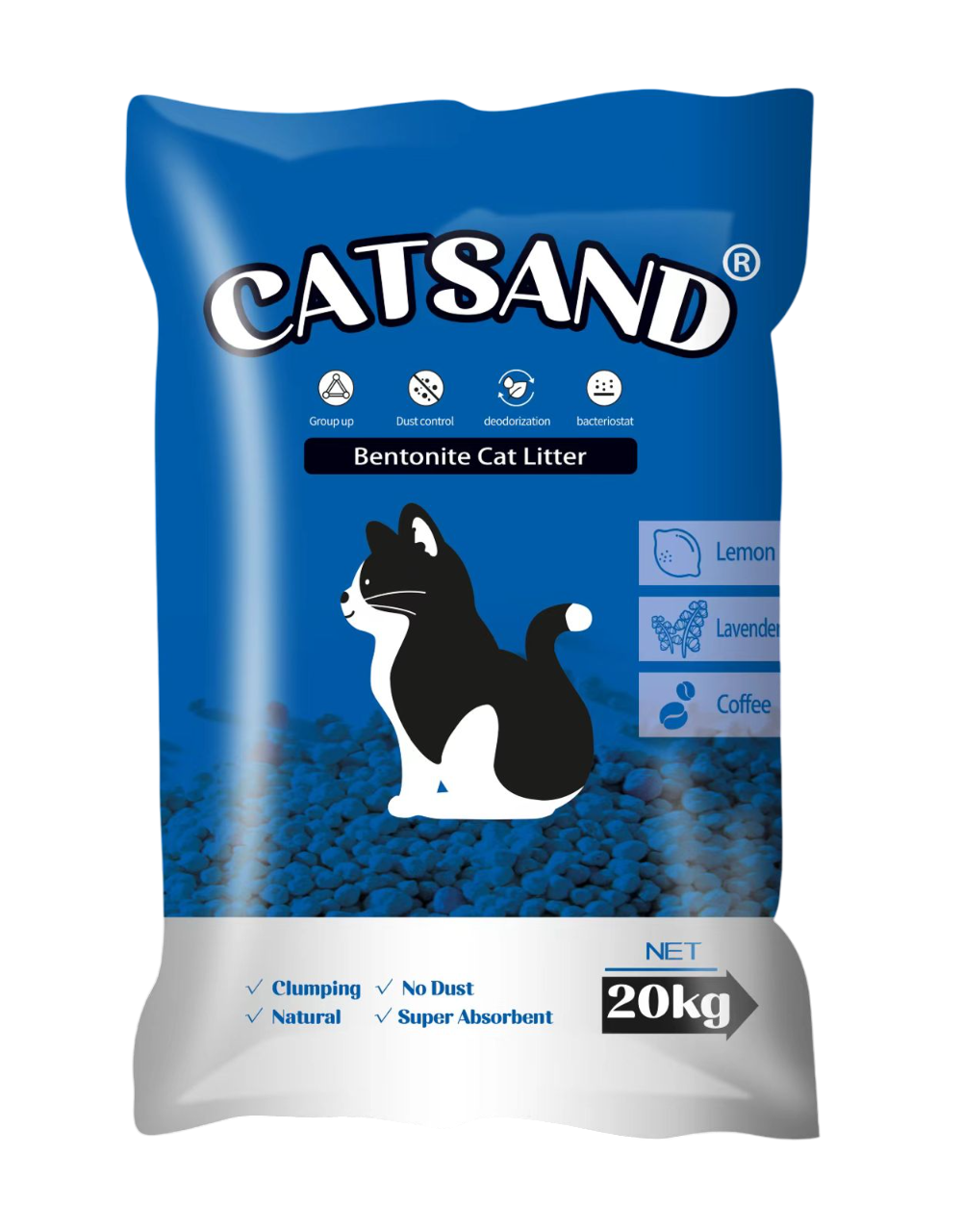 Catsand Cat Litter 20kg - Lemon
