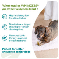 Thumbnail for Whimzees Soft Daily Dental Dog Treats Value Bag –  Small (28 pcs)
