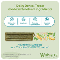 Thumbnail for Whimzees Soft Daily Dental Dog Treats Value Bag –  Small (28 pcs)