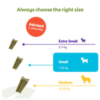 Thumbnail for Whimzees Soft Daily Dental Dog Treats Value Bag –  Small (28 pcs)