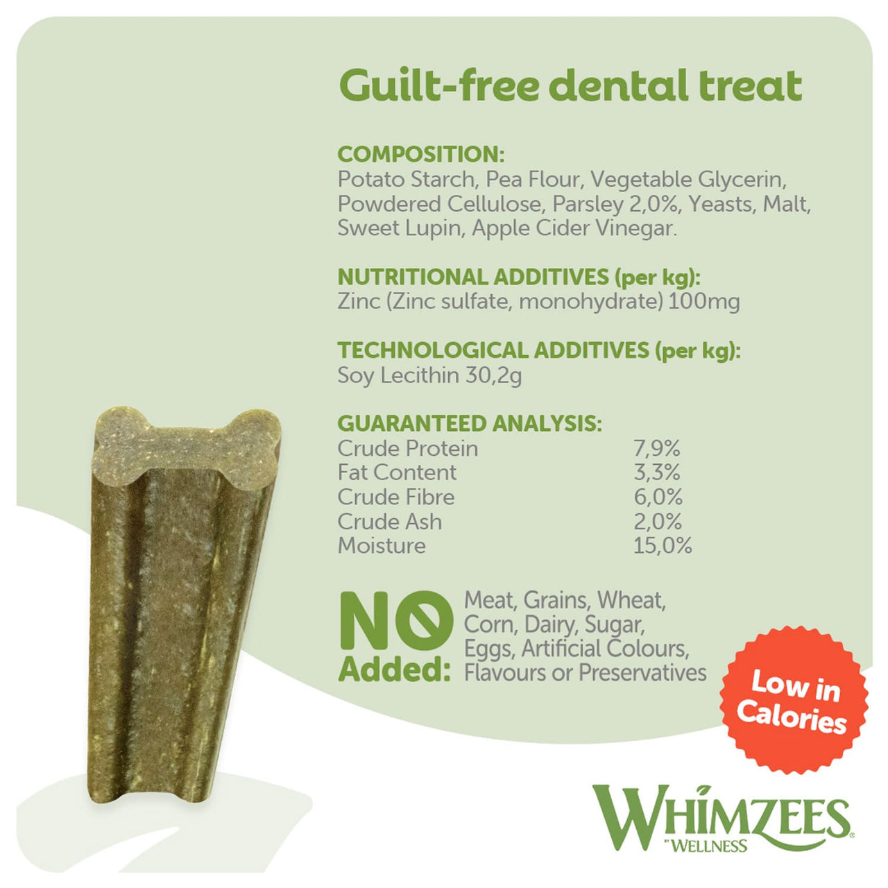 Whimzees Soft Daily Dental Dog Treats Value Bag –  Small (28 pcs)