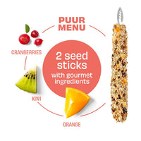 Witte Molen Puur Sticks With Cranberry & Kiwi For Canary - [Weight - 60g]