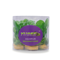 Yusee Aquarium Decorations - Artificial Plant YS-70404B-4 [Height:4