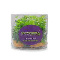 Yusee Aquarium Decorations - Artificial Plant YS-70404E-4 [Height:4