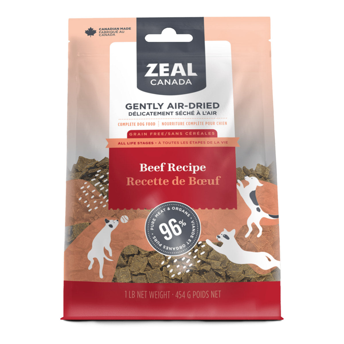 Zeal Gently Air-Dried Beef Recipe for Dogs - 2.2lbs/1kg