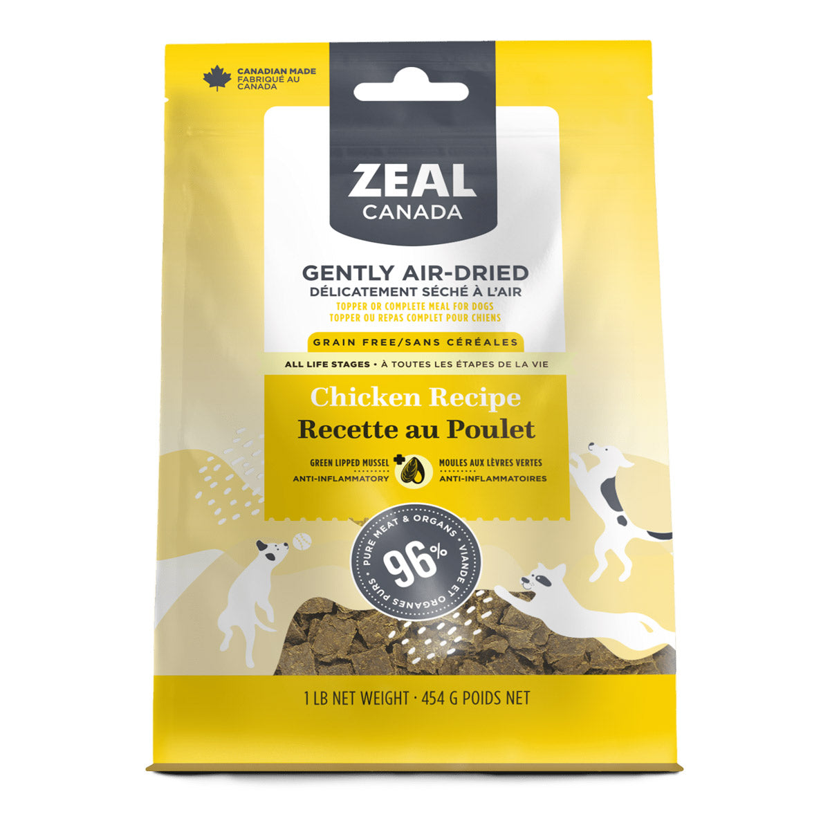 Zeal Gently Air-Dried Chicken Recipe for Dogs - 2.2lbs/1kg