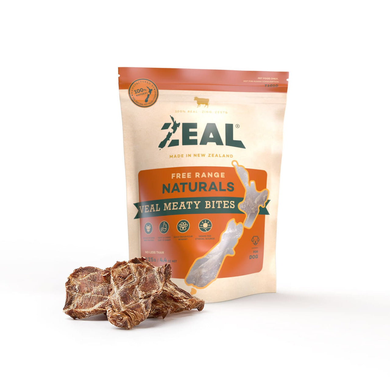 Zeal Veal Meaty Bites 125g