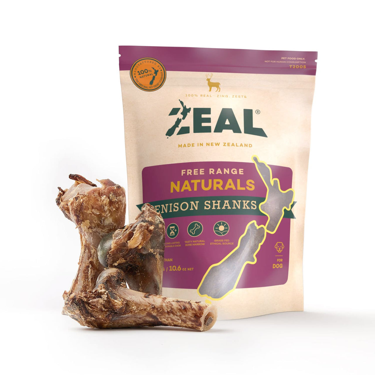 Zeal Venison Shanks (2pcs) 300g