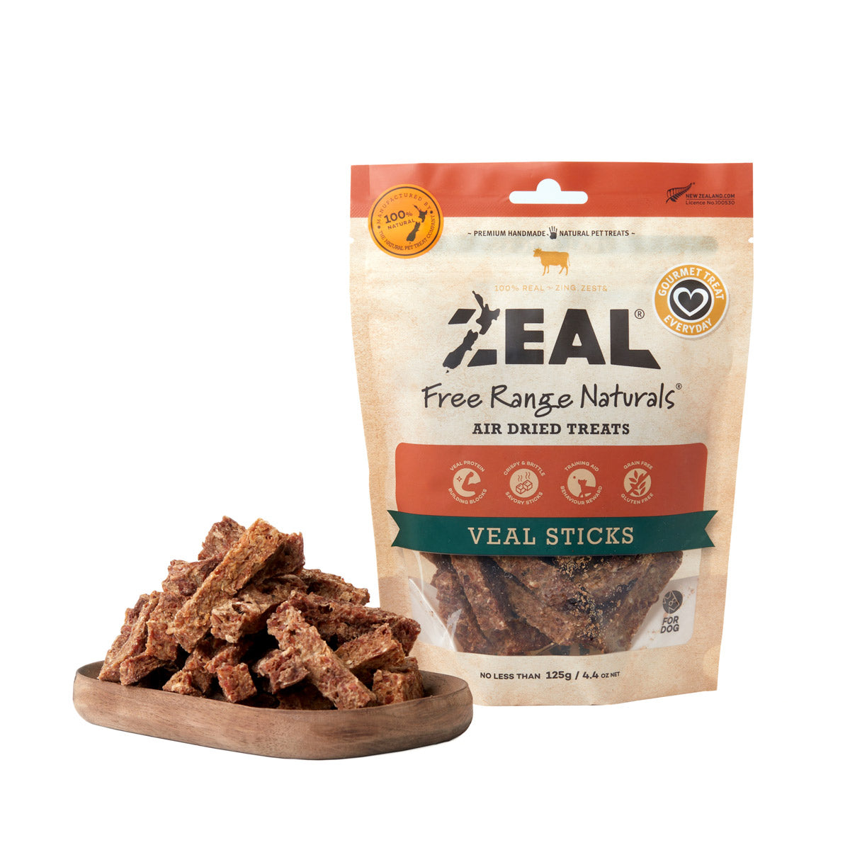 Zeal Veal Sticks 125g