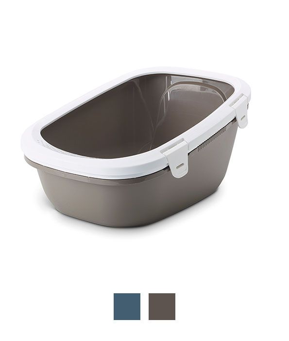 Savic Simba Sift with Sieve Cat Litter Tray - GREY