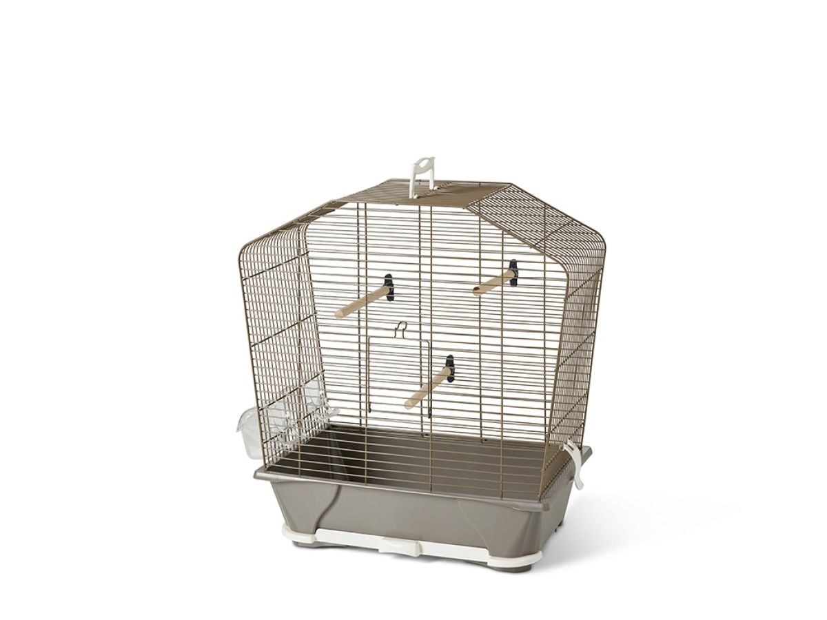 Savic Camille Stylish Small Bird Cage Warm Grey - 30"