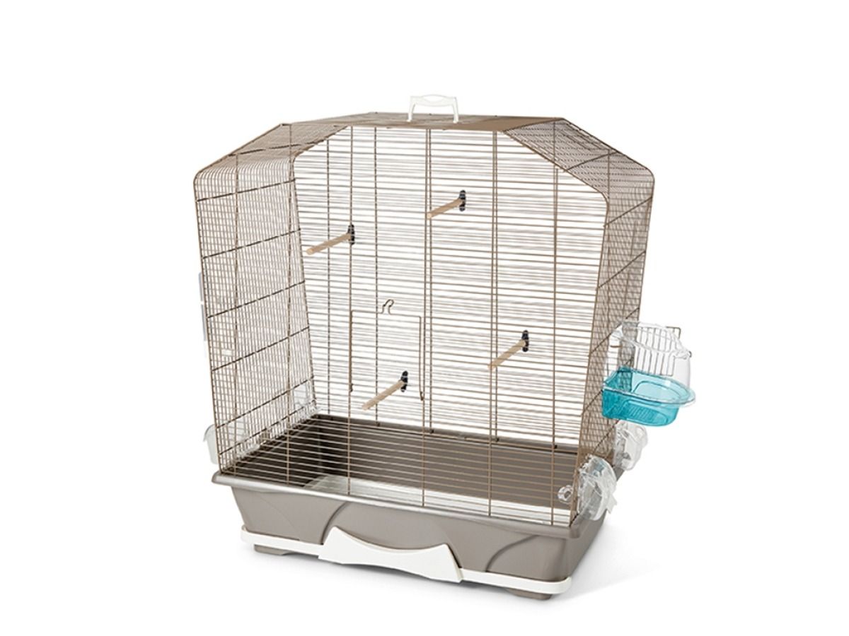 Savic Camille Stylish Small Bird Cage Warm Grey - 40"