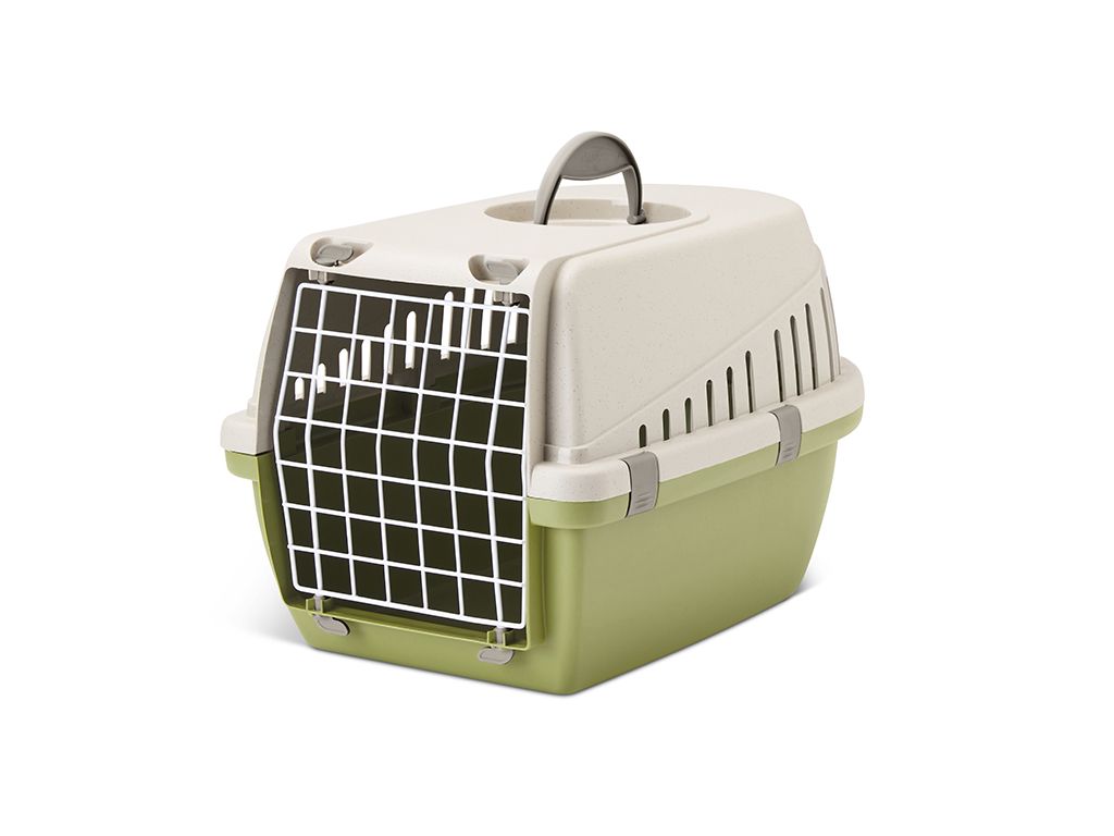 Savic Trotter 1 Happy Planet Pet Transport Box  - GREEN 1