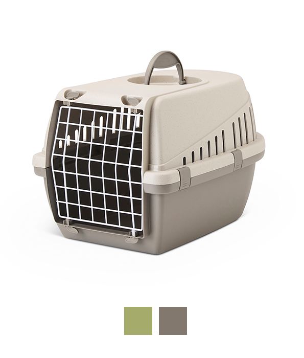 Savic Trotter 1 Happy Planet Pet Transport Box  - GREY 1