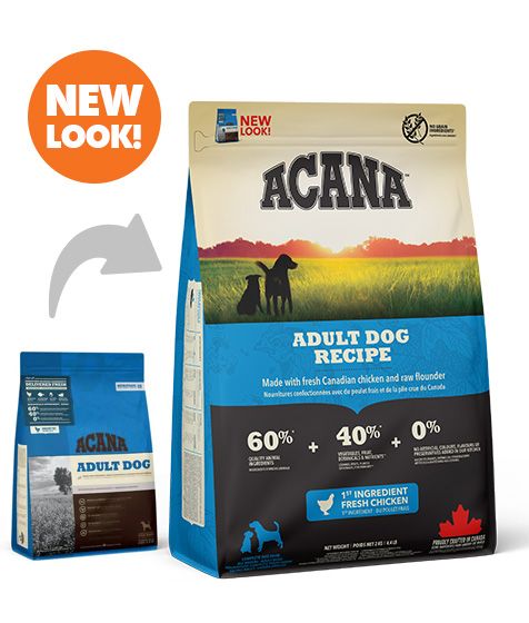 Acana Adult Recipe Dry Dog Food - 11.4kg